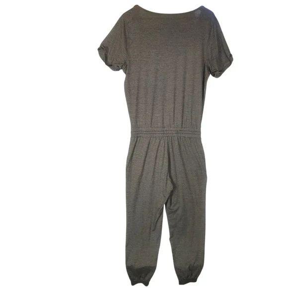 Vuori All Day Romper Women's Medium Charcoal Grey DreamKnit Jogger - Picture 2 of 8
